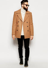 Wool-Blend Peacoat