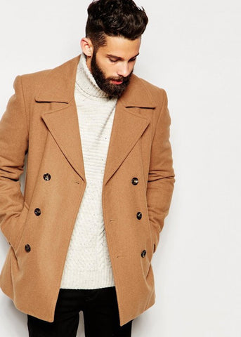 Wool-Blend Peacoat